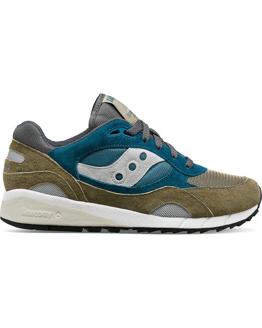 Saucony Grey And Teal Shadow 6000 Shoes in Blue for Men | Lyst