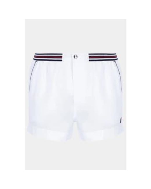 Hightide 4 Terry Pocket Shorts Navy di Fila in White da Uomo