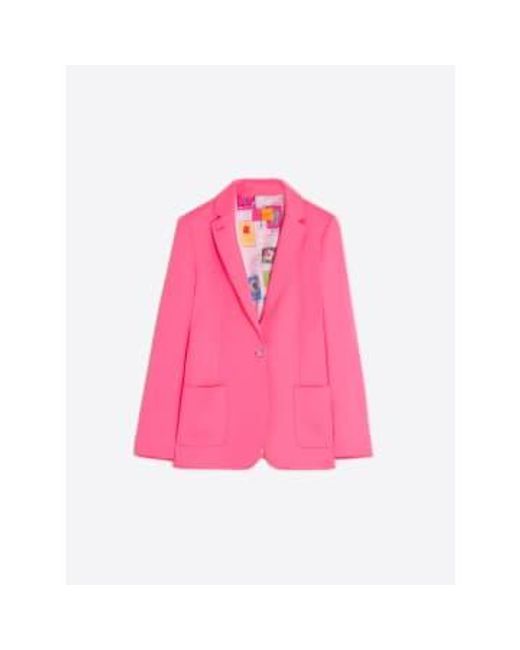 Vilagallo Pink Fluorescent Jacket Size 8