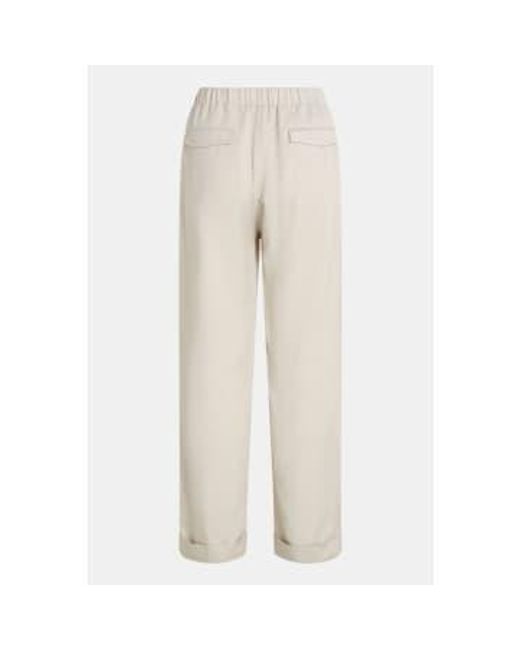 Penn&Ink N.Y White "rainy Days" Tailored Trousers 34