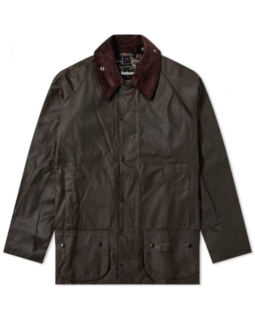 Barbour Classic Beaufort Wax Jacket Olive in Brown for Men | Lyst