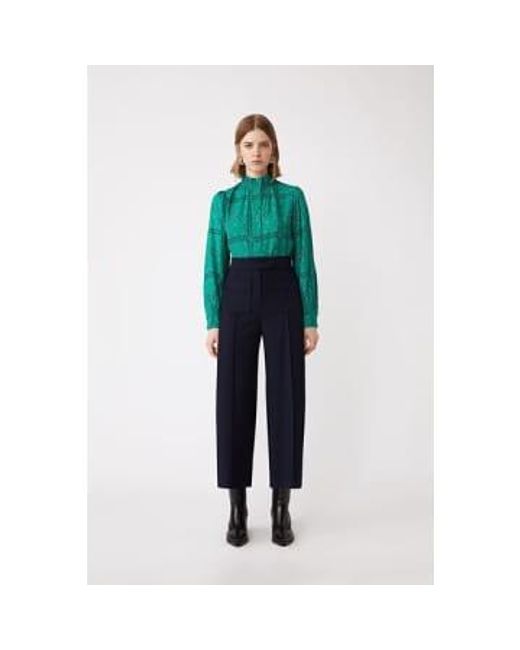 Suncoo Blue Jerry Patch Pocket Trousers