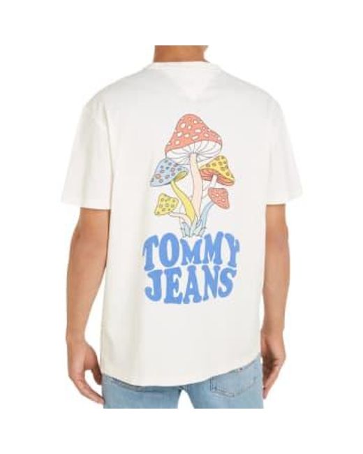 Tommy Hilfiger Tommy jeans neuheit grafik 2 t -shirt in White für Herren