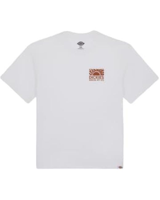 T-shirt saltville uomo blanc Dickies pour homme en coloris White