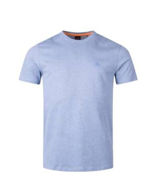 Boss Blue Cotton-jersey Tales T-shirt S for men