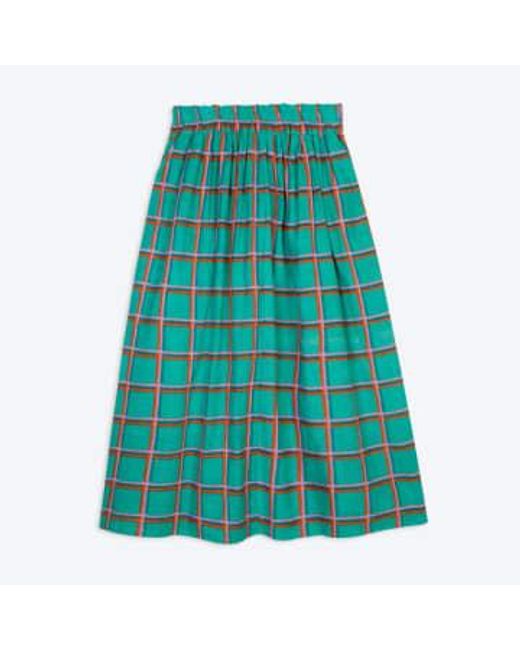 Lowie Blue Check Skirt S