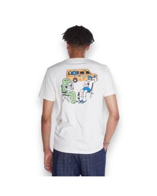 Camiseta Hippie Van Marfil Olow de hombre de color White