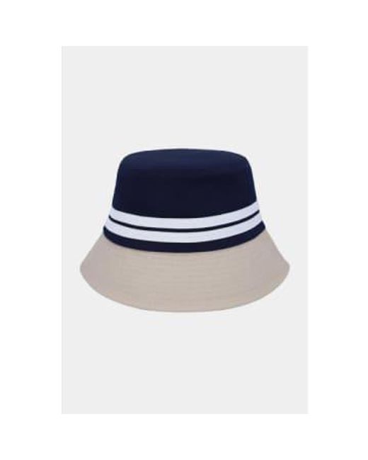 Sergio Tacchini Blue Stonewoods Bucket Hat Maritime /hummus One Size for men