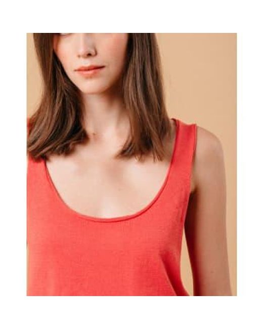 Grace And Mila Or Mouchoir Top di Grace & Mila in Red