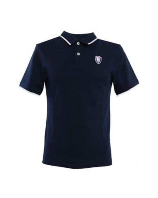 Blauer Blue Polo T-shirt 24sblut02205 006817 888 M for men