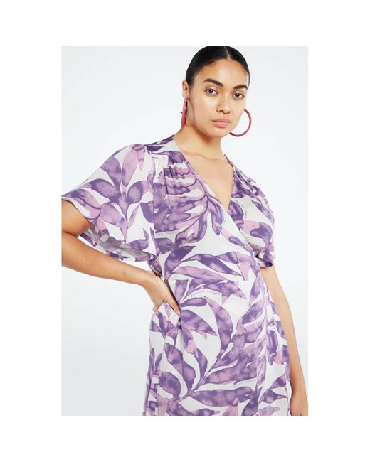 FABIENNE CHAPOT Dusty Love Leaf Archana Dress in Purple | Lyst