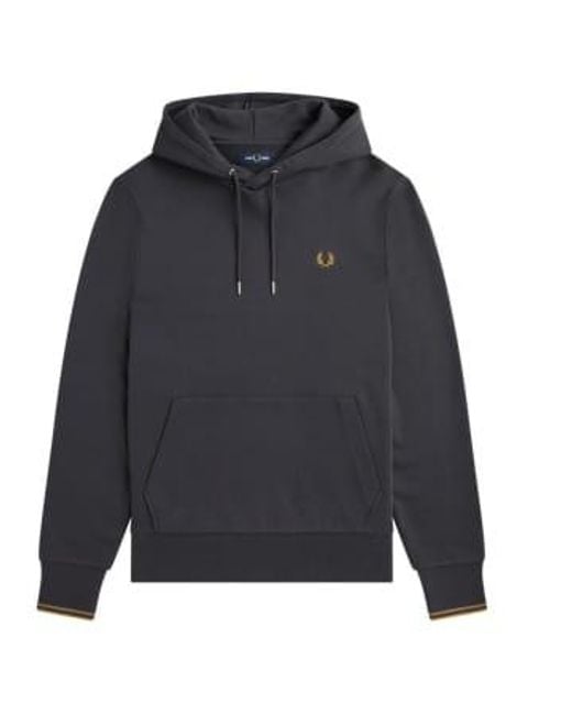 Fred Perry Blue Tipped Hoodie for men