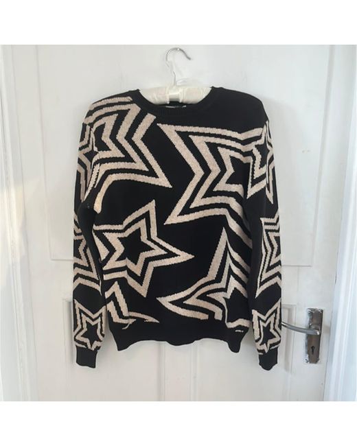 Anorak Sugarhill Brighton Thalia Jumper Sweater Black Cream Star