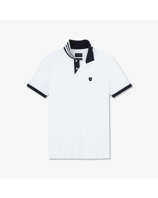Camisa polo contraste blanco Eden Park de hombre de color Blanco | Lyst
