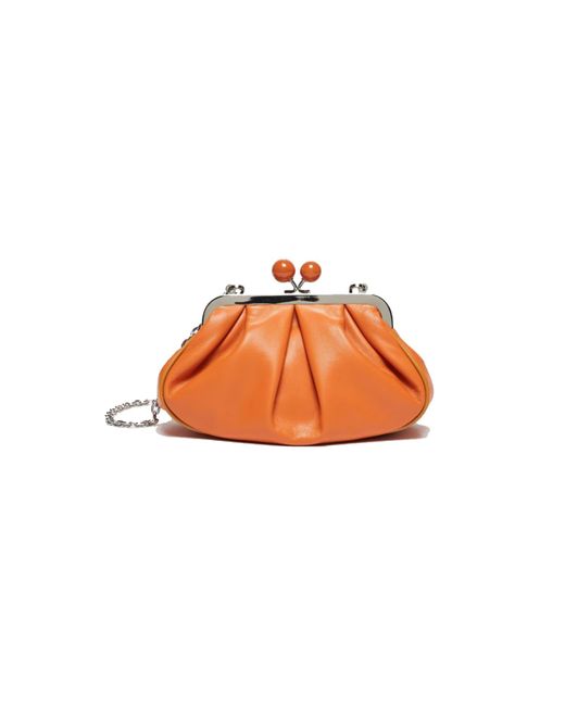Weekend by Maxmara Mitico Small Nappa Leather Pasticcino Bag in Orange ...