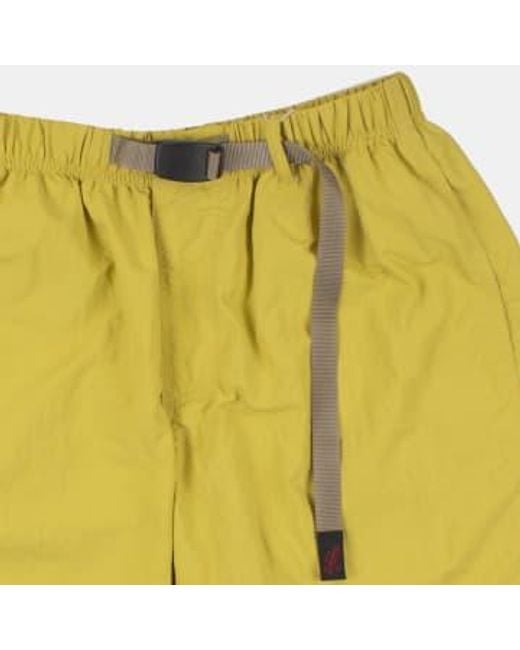 Pantalones cortos sueltos nylon Gramicci de hombre de color Yellow