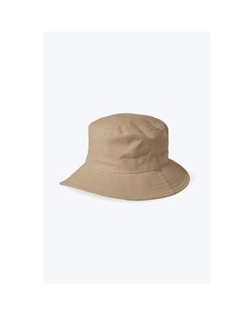 Brixton Natural Petra Packable Bucket Hat Xs/s