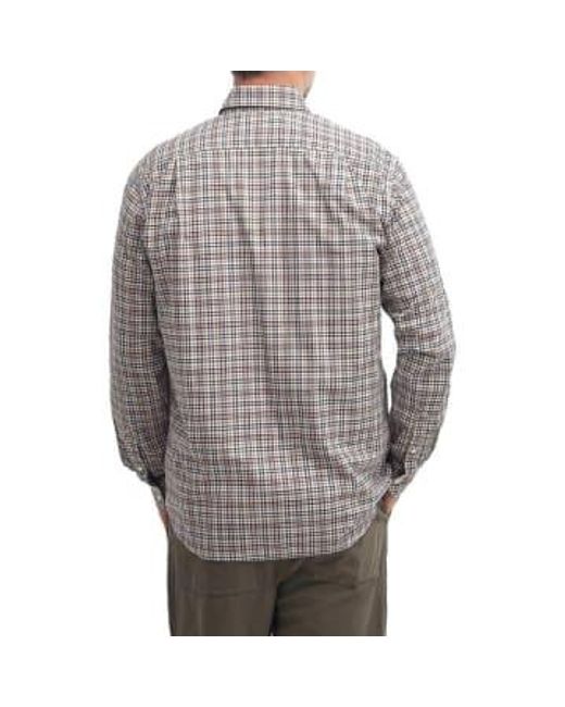 Barbour Durand normales fit -hemd in Gray für Herren