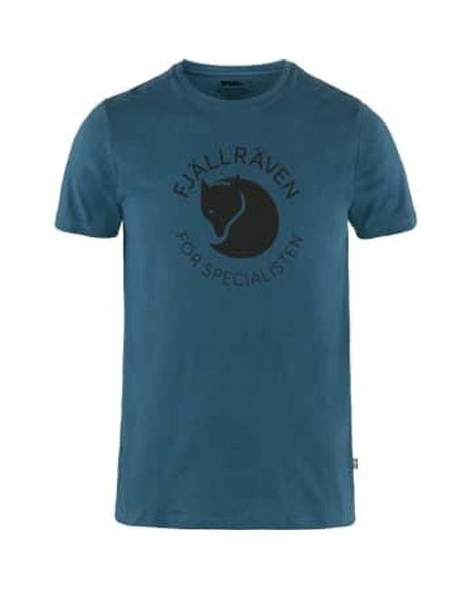 Fjallraven Fox T-shirt Blue Medium for men