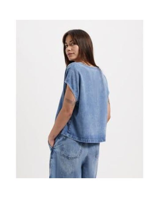 Kuyichi Blue Emily Beaumont Tank Top