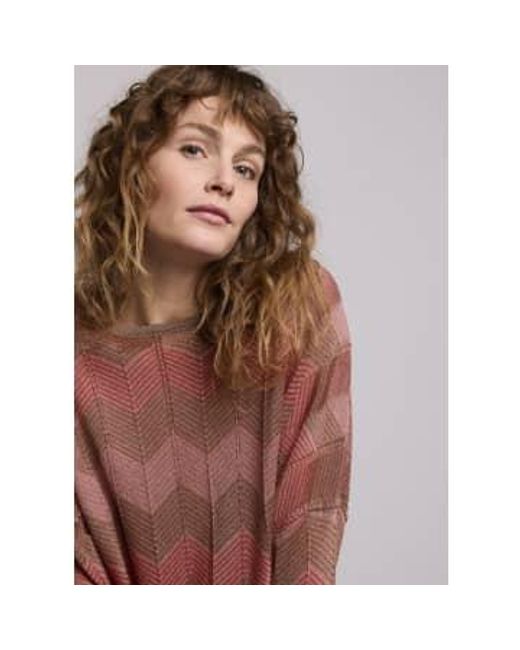 Suéter lurex Summum de color Brown