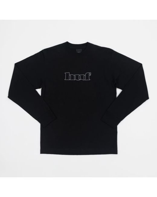 Certificado Camiseta manga larga en negro Huf de hombre de color Negro |  Lyst