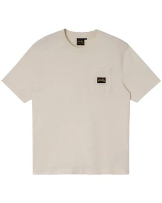Stan Ray Patch -taschen -t -shirt in White für Herren