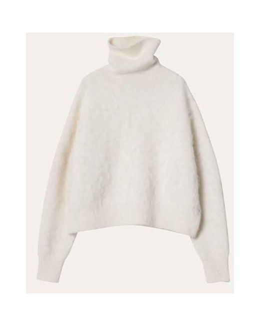 Delicate Love White Lima Alpaca Sweater Cloud Dancer