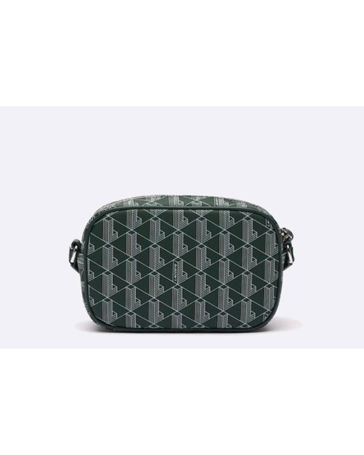 Lacoste Wmns Monogram Print Bag in Green