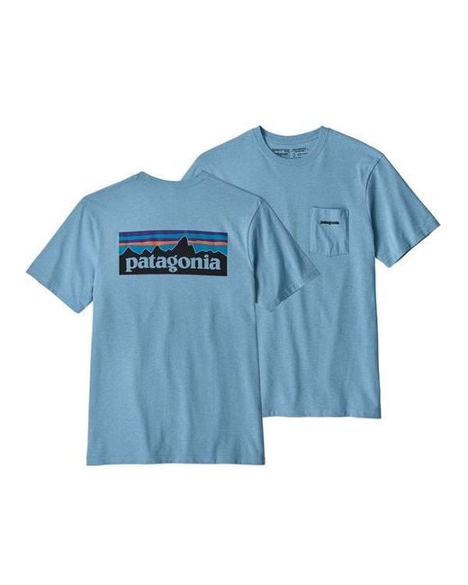 patagonia shirt blue