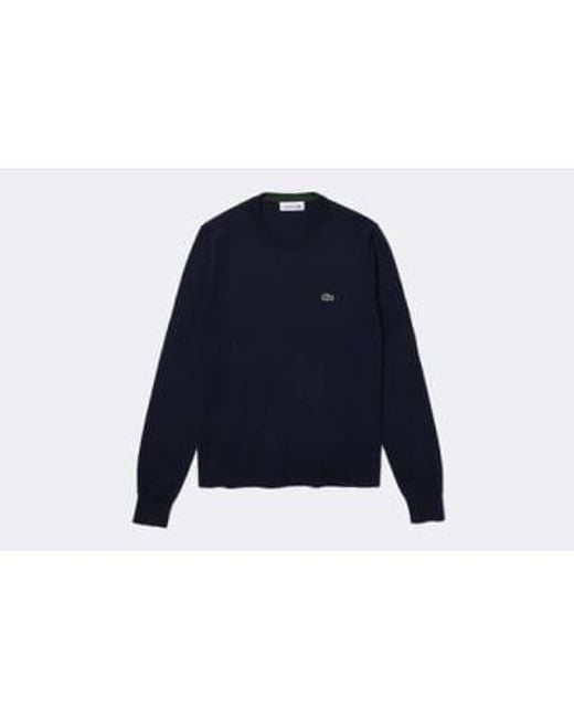 Wmns Knit Jersey di Lacoste in Blue