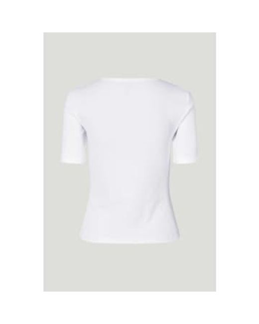 T-shirt jadice Baum und Pferdgarten en coloris White