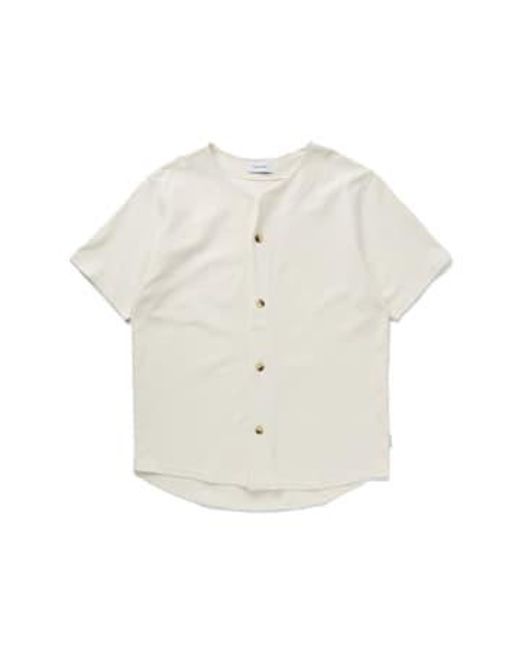 Les Deux White Ss Shirt L / Light Ivory for men