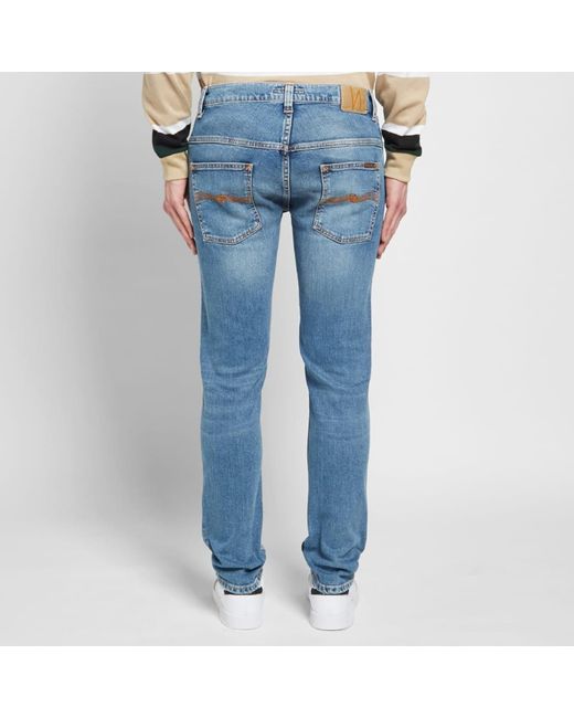 Nudie Jeans Denim Blue Nudie Thin Finn Jean Lost Orange L32 for Men - Save  23% | Lyst