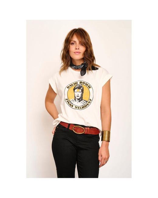 Trey Bowie T-shirt en craie Mkt Studio en coloris White
