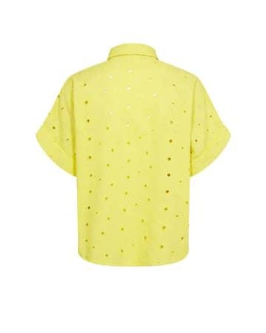 Numph Yellow Kari Shirt Xs