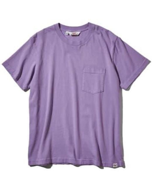 Battenwear Purple S/s Pocket Tee Lavender for men