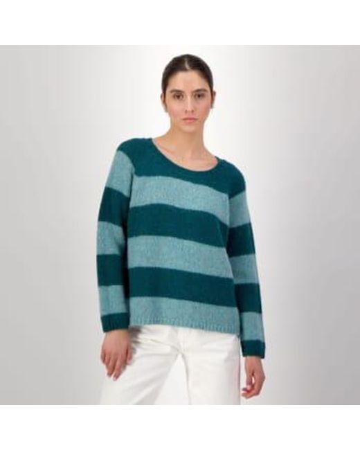 Les Racines Du Ciel Caroll Ch Round Neck Sweater /green Xs