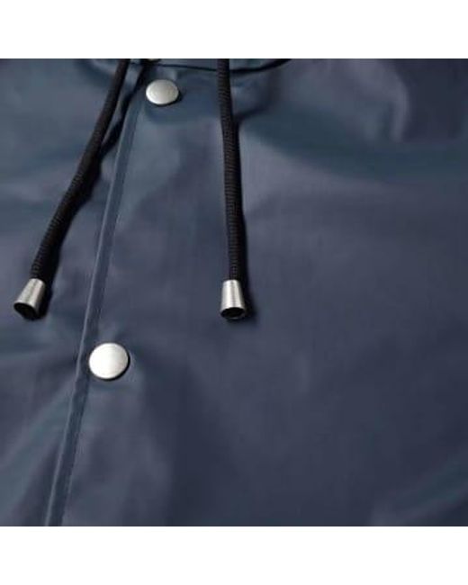 Stutterheim Blue Stockholm Lightweight Raincoat for men