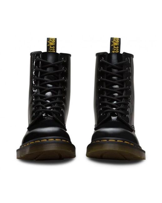 1460 botas negras charol negro Dr. Martens de color Negro - 4 % de  descuento - Lyst