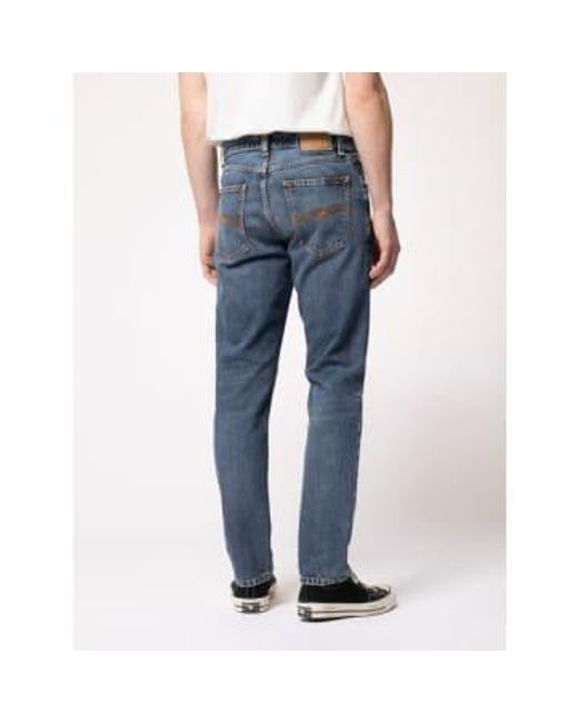 Nudie Jeans Blue Gritty Jackson Far Out W33/l30 / for men