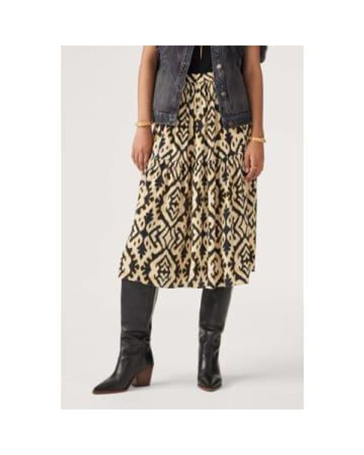 Ba&sh Natural Jaune Licoli Skirt