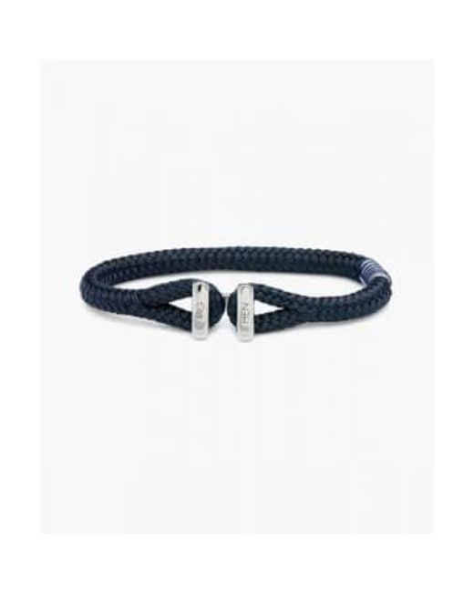 Pig & Hen Blue & silver icy ike armband