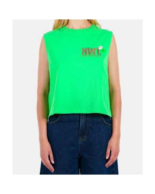 Néon green ss24 t-shirt NEWTONE