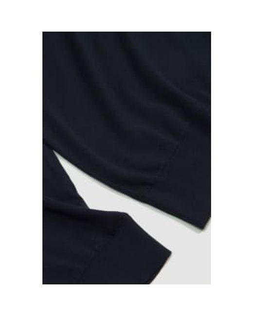 Hatfield LS Crewneck Pullover Navy John Smedley pour homme en coloris Blue