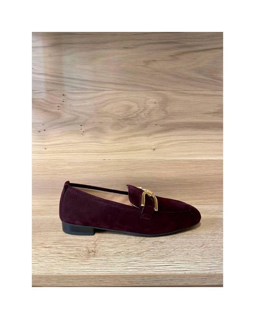 Unisa Brown Baxter Loafers Grape
