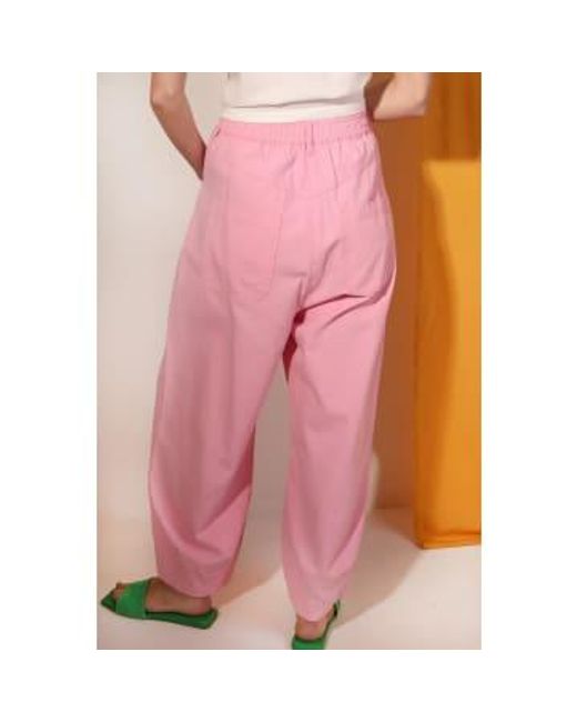 Fergus Trousers Bright di L.F.Markey in Pink