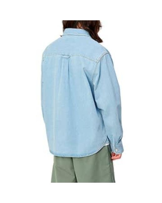 Carhartt Blue Shirt I033346 Stone M