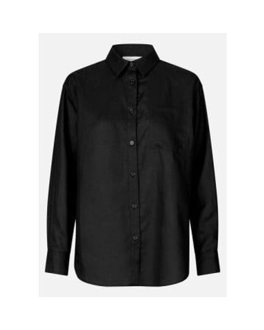 Rosemunde Black Linen Shirt S for men
