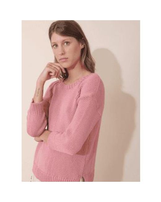 Indi & Cold Pink Recycled Fibre Jumper